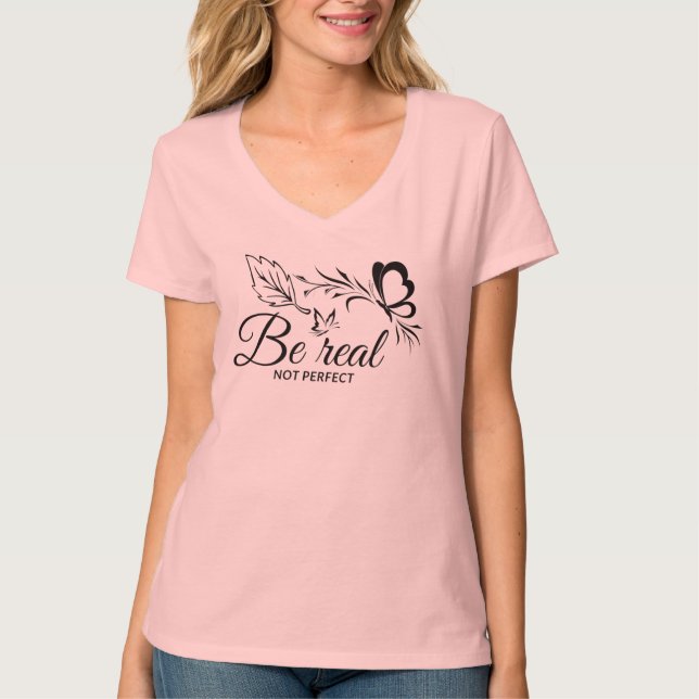 echt nicht perfekt T-Shirt (Vorderseite)