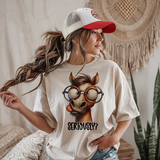 Echt Verrücktes Pferd T-Shirt (Von Creator hochgeladen)