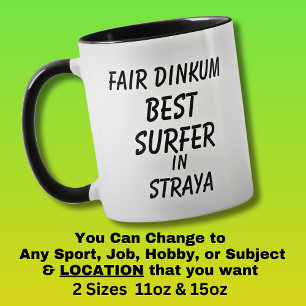 Echt wahr BESTER SURFER in Australien Tasse