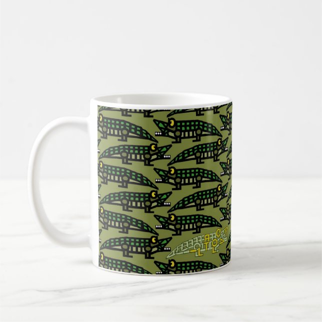 "Echte" AlligatorTasse Kaffeetasse (Links)