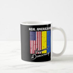 Echte Amerikaner Unterstützen Die Demokratie Us Uk Kaffeetasse