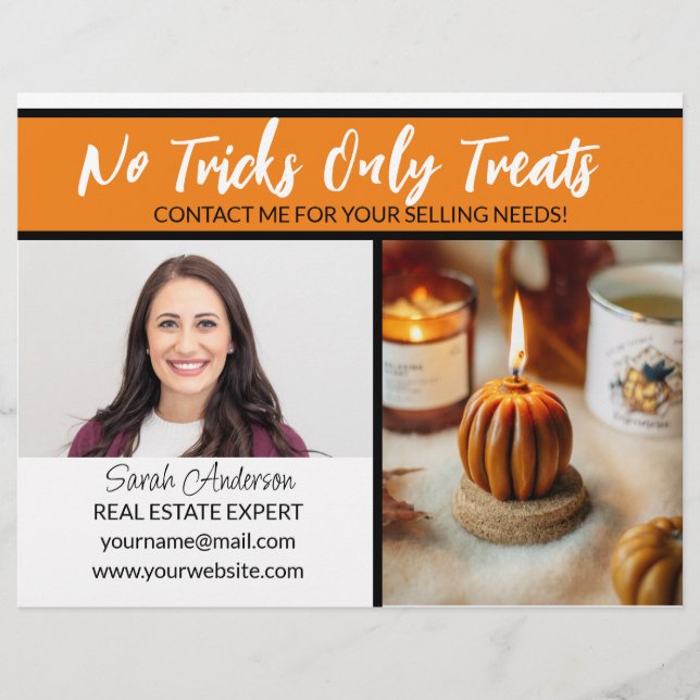 Echte Anwesen Agent orange Halbkugel Herbst Flyer (Vorne)