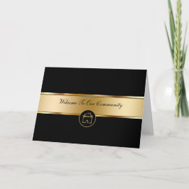 Echte Anwesen-Begrüßungskarten Karte