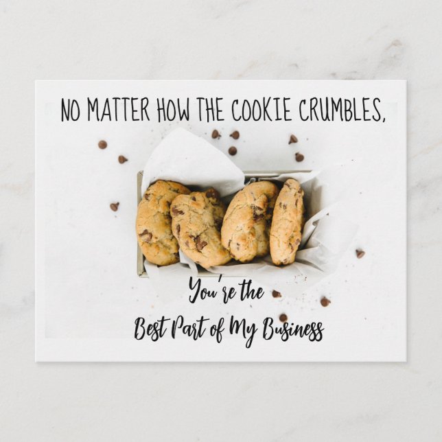 echte Anwesen COOKIE Referras Marketing mailer Ann Ankündigungspostkarte (Vorderseite)