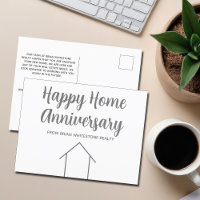 Echte Anwesen Happy Zuhause Anniversary Chic Custo