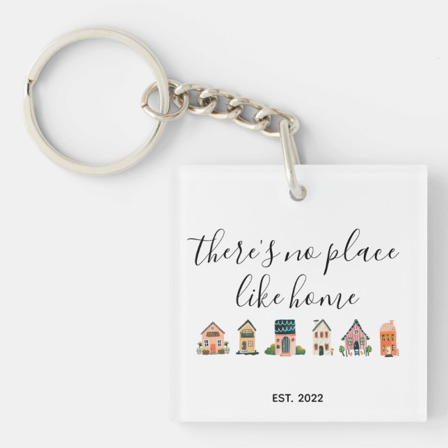 Echte Anwesen Neue Hausbesitzer Neue Schlüssel Schlüsselanhänger (Vorderseite)