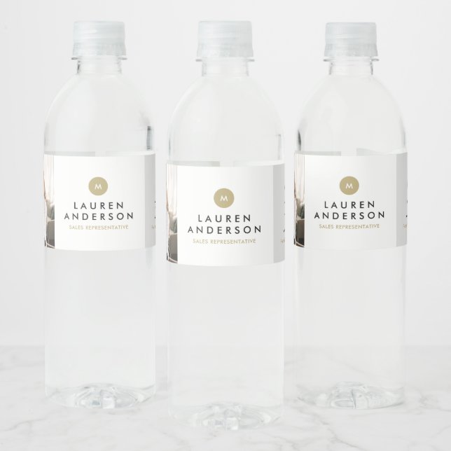 Echte Anwesen-Werbe-Wasser-Flasche-Etikett Wasserflaschenetikett (Flaschen)