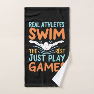 Echte Athleten Swim Handtuch