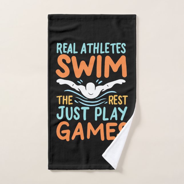 Echte Athleten Swim Handtuch (Handtuch)