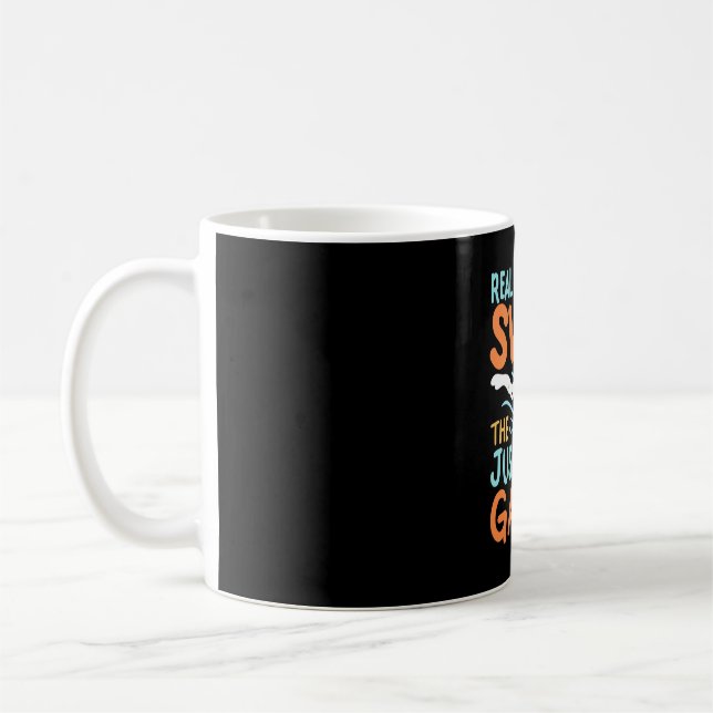 Echte Athleten Swim Kaffeetasse (Links)