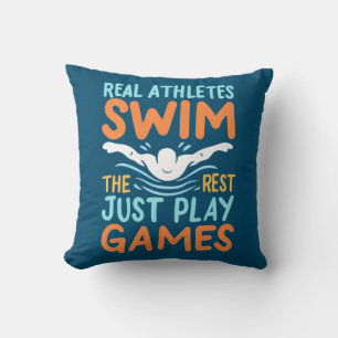 Echte Athleten Swim Kissen
