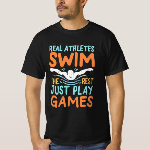 Echte Athleten Swim T-Shirt