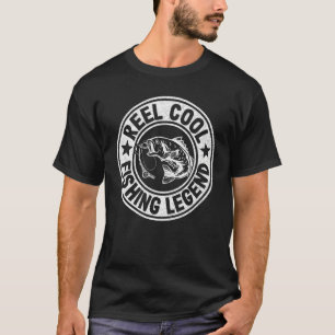 Echte coole Fischerei-Legende Fischer Opa Bass Fi T-Shirt