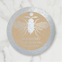 Echte Foil Honey Bee Frohe Weihnachtsgeschenke Fav