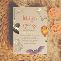 Echte Folie | Spooky Halloween Ghost Geburtstagspa