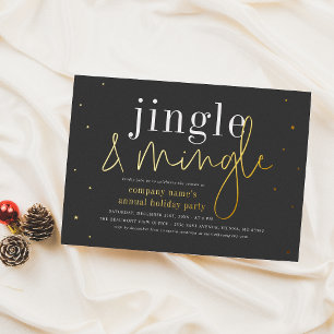 Echte Folien-Jingle-Mingle-Weihnachtsfeier für Unt Folieneinladung
