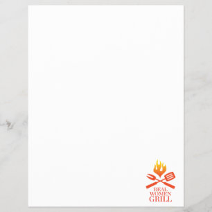 Echte Frauen grillen Flyer