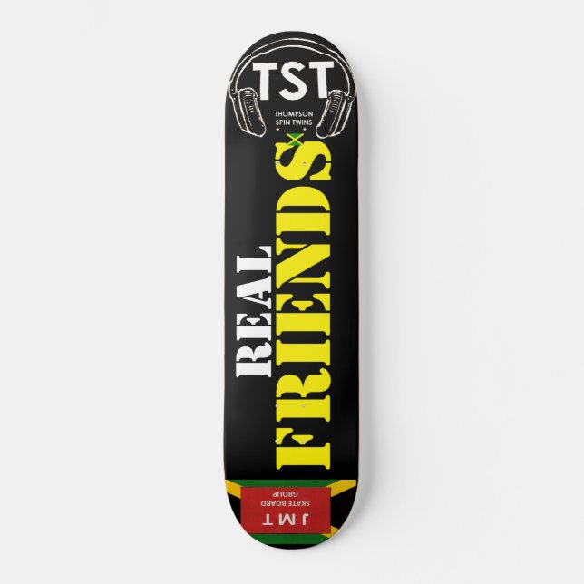 ECHTE FREUNDE Skateboard (Vorderseite)
