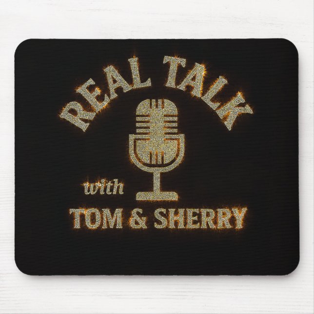 Echte Gespräche mit Tom & Sherry Podcast Mouse Pad Mousepad (Vorne)