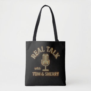 Echte Gespräche mit Tom & Sherry Podcast Tasche