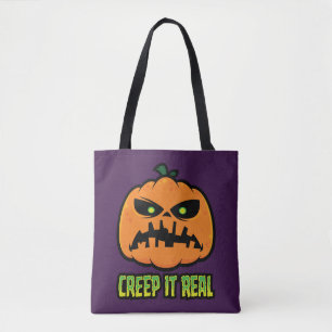 Echte Grumpy Halloween-Kürbis-Gruseleien