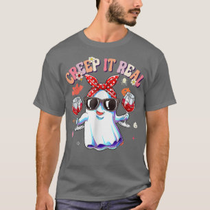Echte Grusel-Geister-Kinder-Jungen-Mädchen-Hallowe T-Shirt