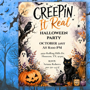 Echte Halloween-Party im Grusel-Modus Einladung