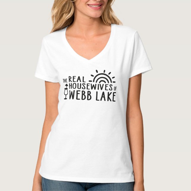 Echte Hausfrauen am Webb Lake T-Shirt (Vorderseite)