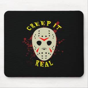 Echte Hockeymasken Halloween-Horror  Mousepad
