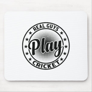 Echte Kerle spielen Cricket - Cricket spielender C Mousepad
