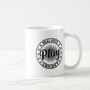 Echte Kerle spielen Cricket - Cricketspielender Cr Kaffeetasse
