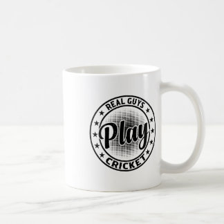 Echte Kerle spielen Cricket - Cricketspielender Cr Kaffeetasse