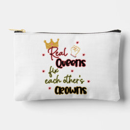 Echte Königinnen reparieren gegenseitig ihre Krone Zubehörtasche