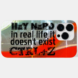 Echte Leben gibt es kein Undo, Nerd-Version - rot. Case-Mate iPhone 14 Pro Max Hülle