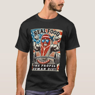 Echte LebensmittelDie richtige menschliche Ernähru T-Shirt