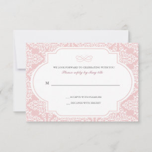 Echte Love Response Card Einladung