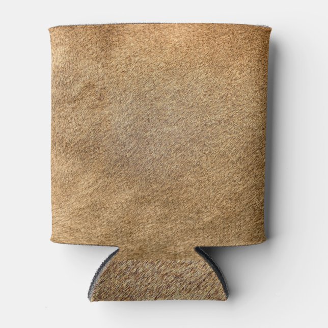 Echte Löwenhaut: Pelzstruktur Dosenkühler (Vorderseite)