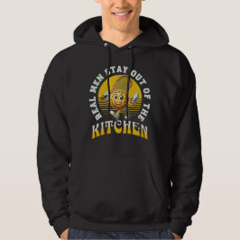 Echte Männer Bleibe aus der Küche Pickleball Playe Hoodie