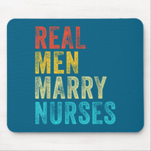 Echte Männer heiraten Krankenschwestern Zukunft Gr Mousepad