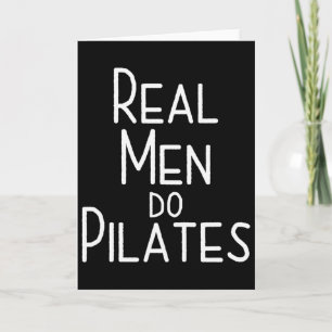 Echte Männer machen Pilates Karte