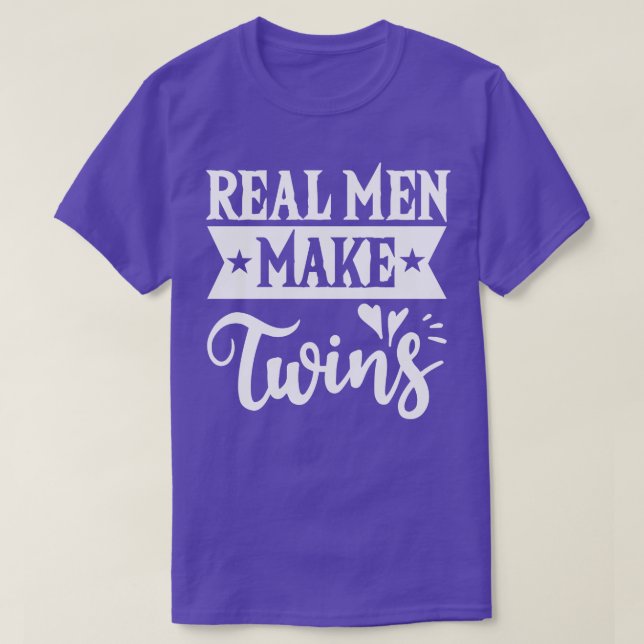 Echte Männer machen Zehn Vater für Vatertag TShirt (Design vorne)