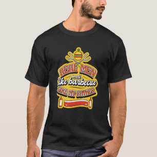 Echte Männer riechen nach Barbecue Lustiger Pitmas T-Shirt