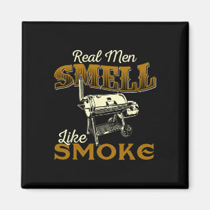 Echte Männer riechen nach Rauch - Pitmaster Bbq Sm Magnet