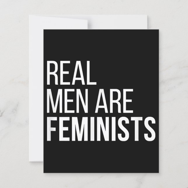 Echte Männer sind Feministinnen, Cool zitiert der  (Vorderseite)