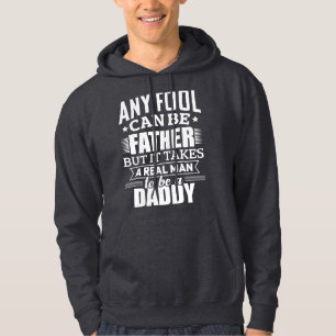 Echte Männer sind Vater - Vaterschaftsangebot Hoodie