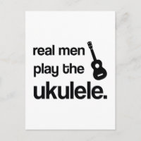 ECHTE MÄNNER SPIELEN DAS UKULELE