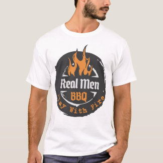 Echte Männer spielen mit GRILLEN-Shirt T-Shirt