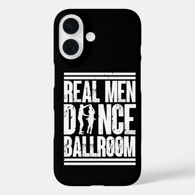 Echte Männer tanzen Gesellschaftstanz - Geschenk f Case-Mate iPhone Hülle (Rückseite)