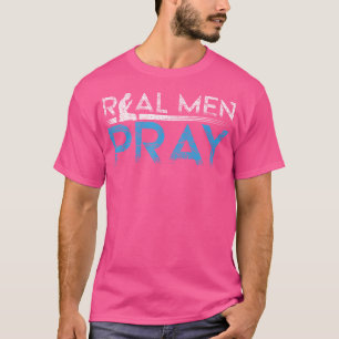 Echte Menschen beten Hände kreuzen Jesus Gott Glau T-Shirt