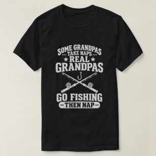 Echte Omas gehen angeln, dann halten sie ein Nicke T-Shirt